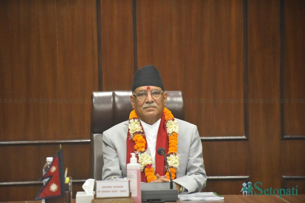 प्रधानमन्त्री प्रचण्डले २६ गते विश्वासको मत लिने