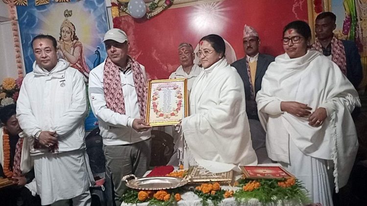 गुल्मीमा  श्रेष्ठ परिवारद्धारा तपश्या धाम निर्माण