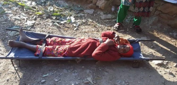 भत्ता बुझ्न हिडेकी वृद्धाको बाटैमा मृत्यु