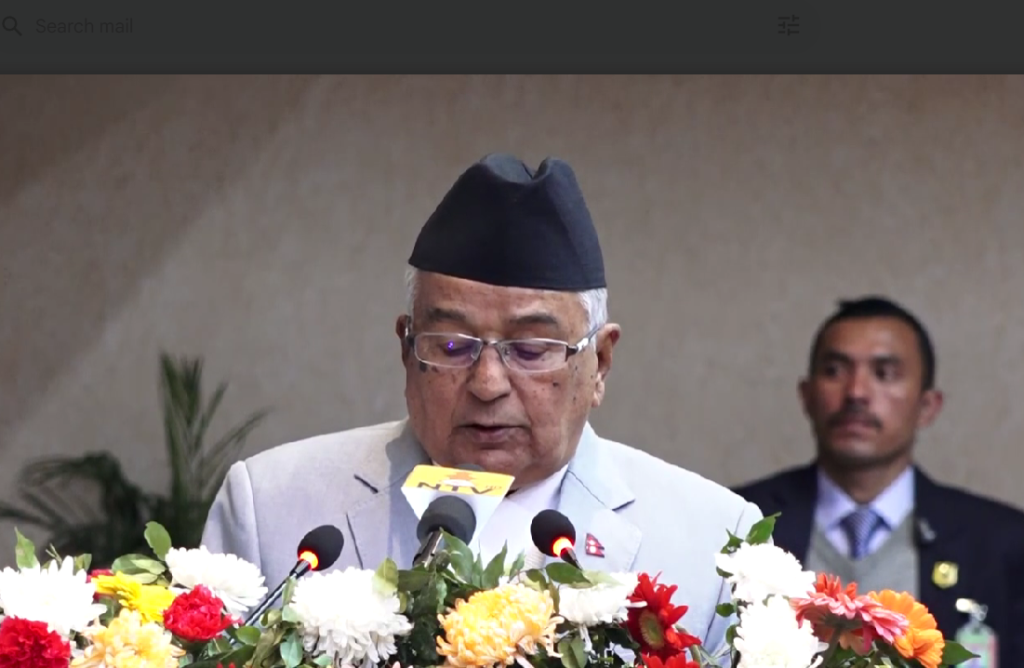 भ्रष्टाचारलाई छानविनको दायरामा ल्याउनुपर्नेमा राष्ट्रपति रामचन्द्र पौडेलको जोड