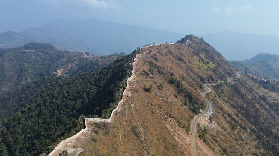 तुवाचुङ मिनी ग्रेटवाल’ पर्यटकीय आकर्षणको केन्द्र बन्दै